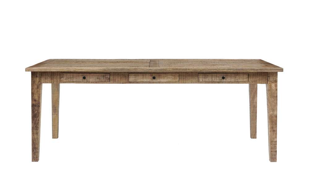 Porter Designs - Berkshire Solid Wood Dining Table, Brown - 07-117-01-6643 veiw 2