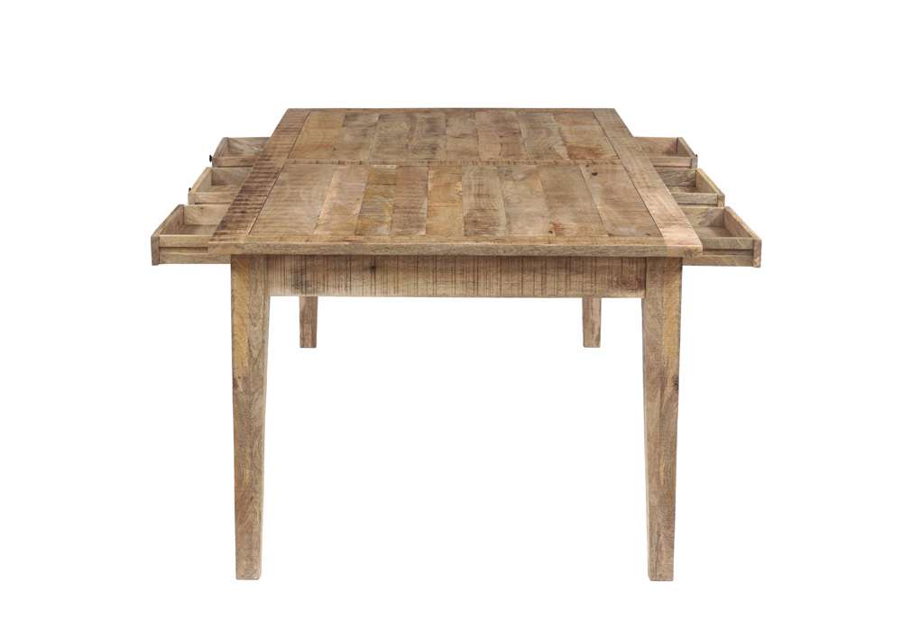 Porter Designs - Berkshire Solid Wood Dining Table, Brown - 07-117-01-6643 veiw 4