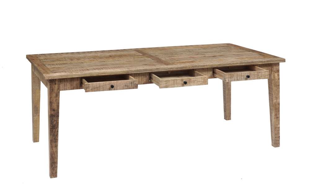 Porter Designs - Berkshire Solid Wood Dining Table, Brown - 07-117-01-6643 veiw 5
