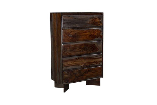 Porter Designs -  Cambria Solid Sheesham Wood Chest, Gray - 04-116-03-8394M veiw 1