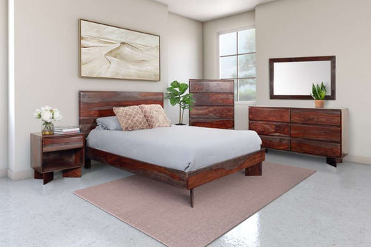Porter Designs -  Cambria Solid Sheesham Wood Chest, Gray - 04-116-03-8394M veiw 2