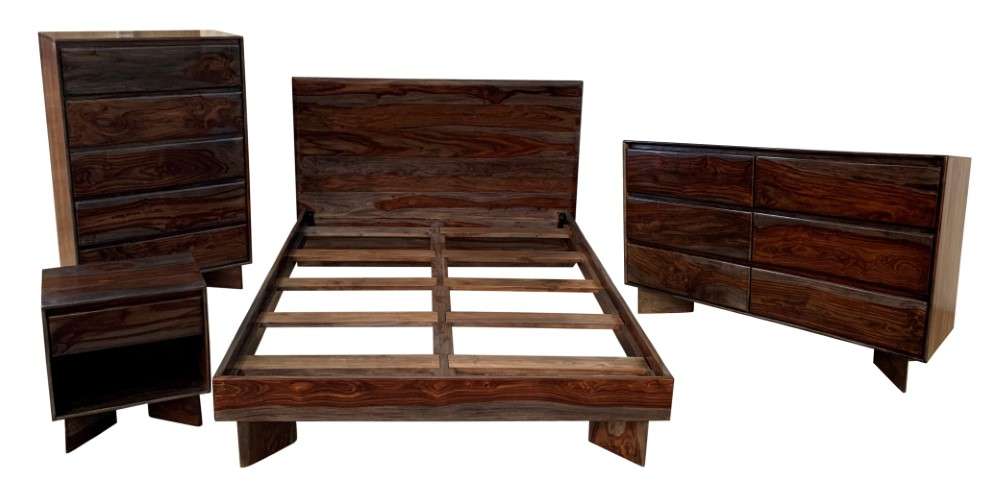 Porter Designs -  Cambria Solid Sheesham Wood Chest, Gray - 04-116-03-8394M veiw 5