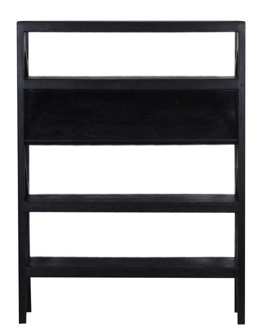 Porter Designs - Canberra Solid Wood Bookcase, Black - 10-108-01-9487 veiw 2