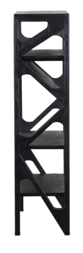Porter Designs - Canberra Solid Wood Bookcase, Black - 10-108-01-9487 veiw 3