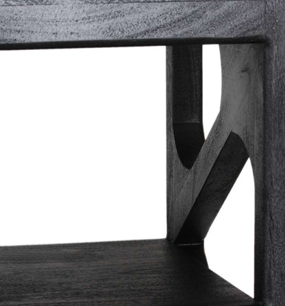 Porter Designs - Canberra Solid Wood Bookcase, Black - 10-108-01-9487 veiw 6