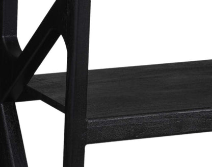 Porter Designs - Canberra Solid Wood Bookcase, Black - 10-108-01-9487 veiw 7