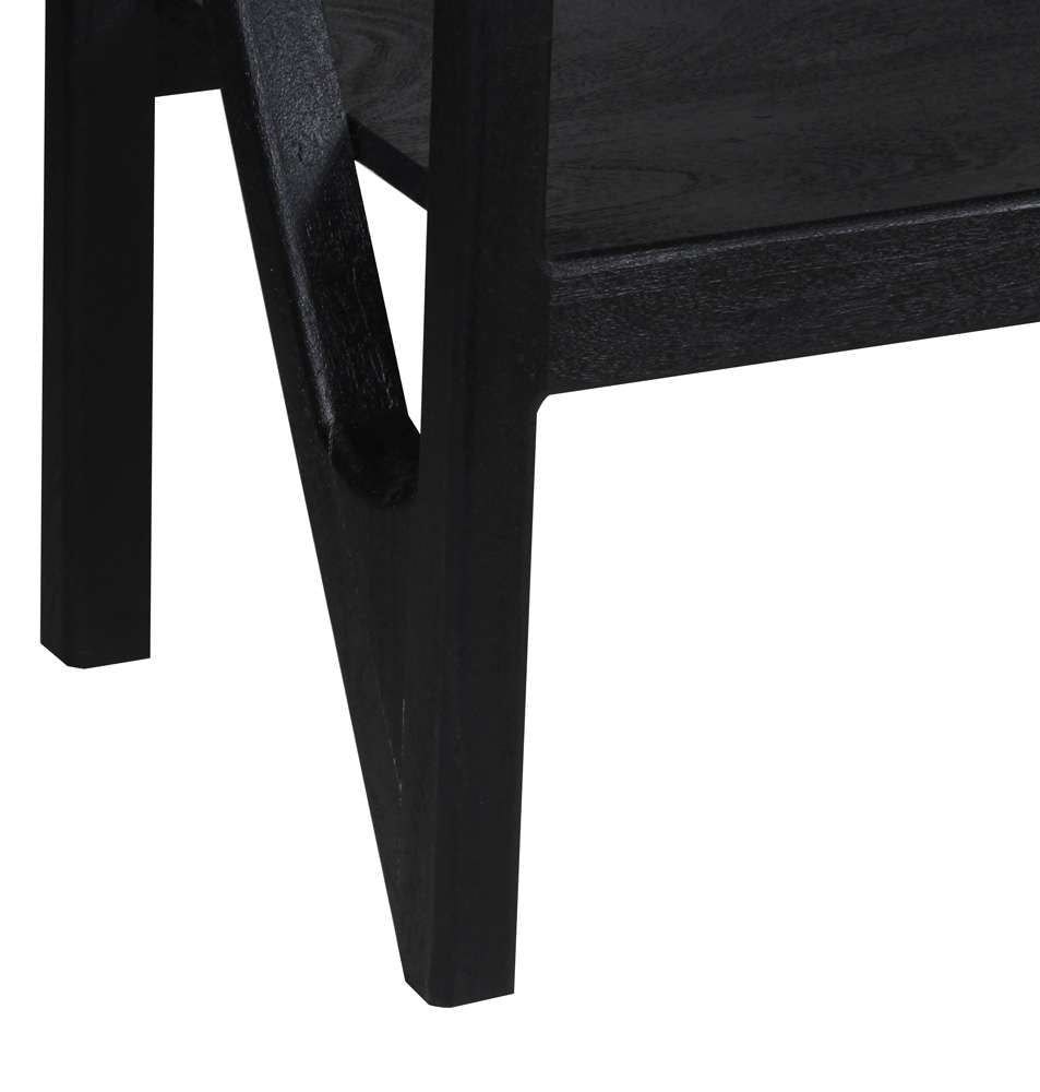 Porter Designs - Canberra Solid Wood Bookcase, Black - 10-108-01-9487 veiw 8