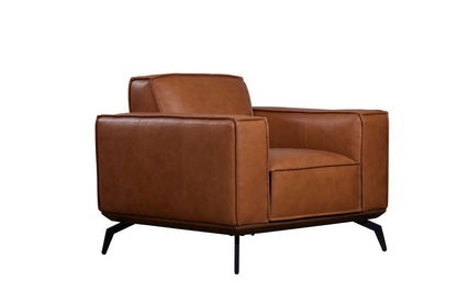 Porter Designs - Carina Top Grain Leather Chair, Brown - 02-204-03-2780 veiw 1