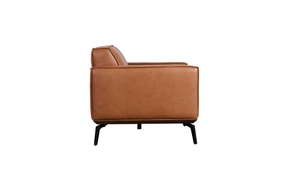 Porter Designs - Carina Top Grain Leather Loveseat, Brown - 02-204-02-2780 veiw 3