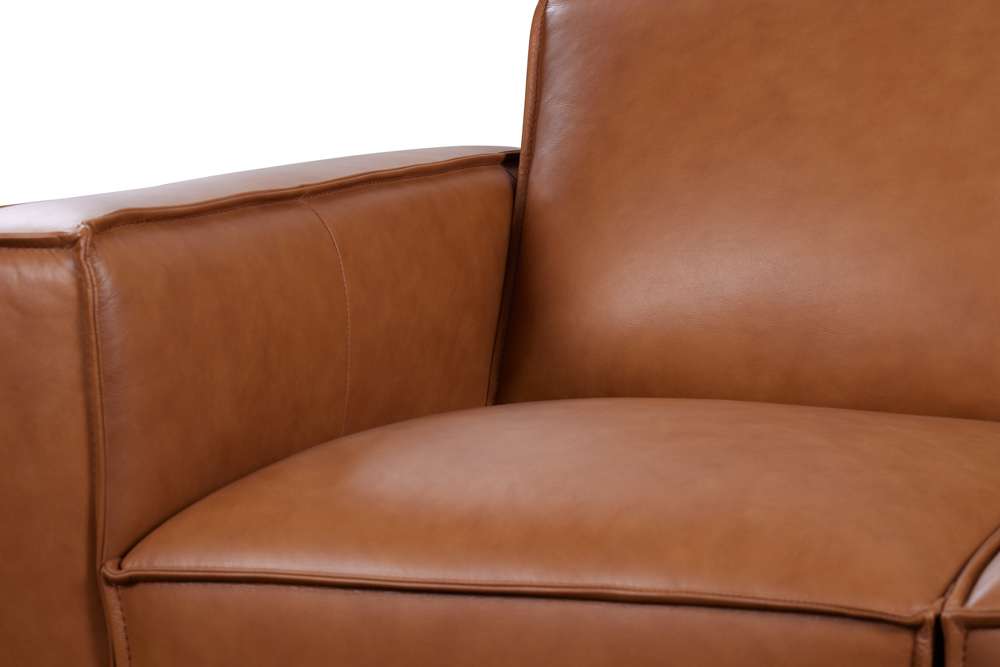 Porter Designs - Carina Top Grain Leather Loveseat, Brown - 02-204-02-2780 veiw 5