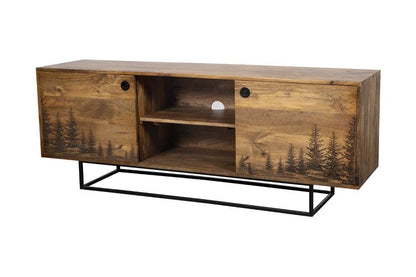 Porter Designs -  Cascade Solid Wood TV Stand, Natural - 06-215-10-5549 veiw 1
