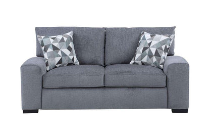 Porter Designs -  Clayton Soft Microfiber Loveseat, Gray - 01-207C-02-5345 veiw 1