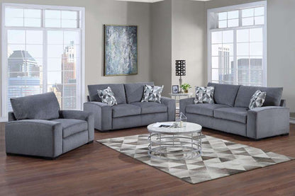 Porter Designs -  Clayton Soft Microfiber Loveseat, Gray - 01-207C-02-5345 veiw 2