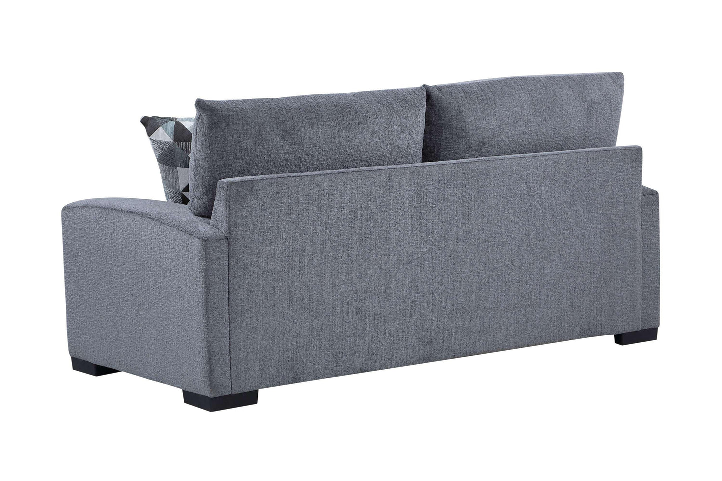 Porter Designs -  Clayton Soft Microfiber Loveseat, Gray - 01-207C-02-5345 veiw 4