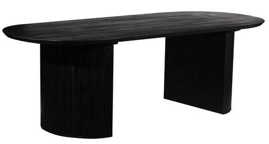 Porter Designs - Coburg Solid Wood Dining Table, Black - 07-108-01D-6889-KIT veiw 1