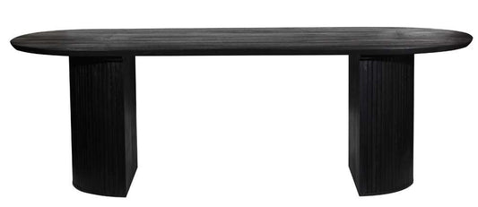 Porter Designs - Coburg Solid Wood Dining Table, Black - 07-108-01D-6889-KIT veiw 2