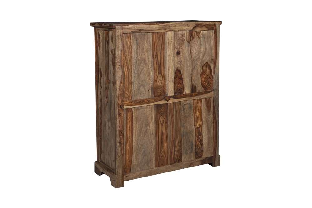 Porter Designs -  Crossroads Solid Sheesham Wood Chest, Brown - 04-196-05-C05H veiw 3