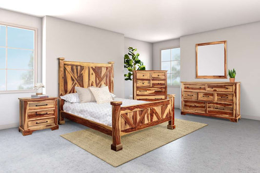 Porter Designs - Crossroads Solid Sheesham Wood Chest, Natural - 04-196-05-C005 veiw 2