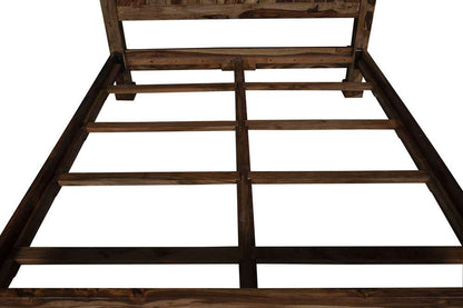 Porter Designs - Crossroads Solid Sheesham Wood Queen Bed, Brown - 04-196-14-C01H-KIT veiw 7