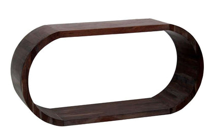Porter Designs -  Ellipse Solid Acacia Wood Console Table, Brown - 05-194-20-7741 veiw 1