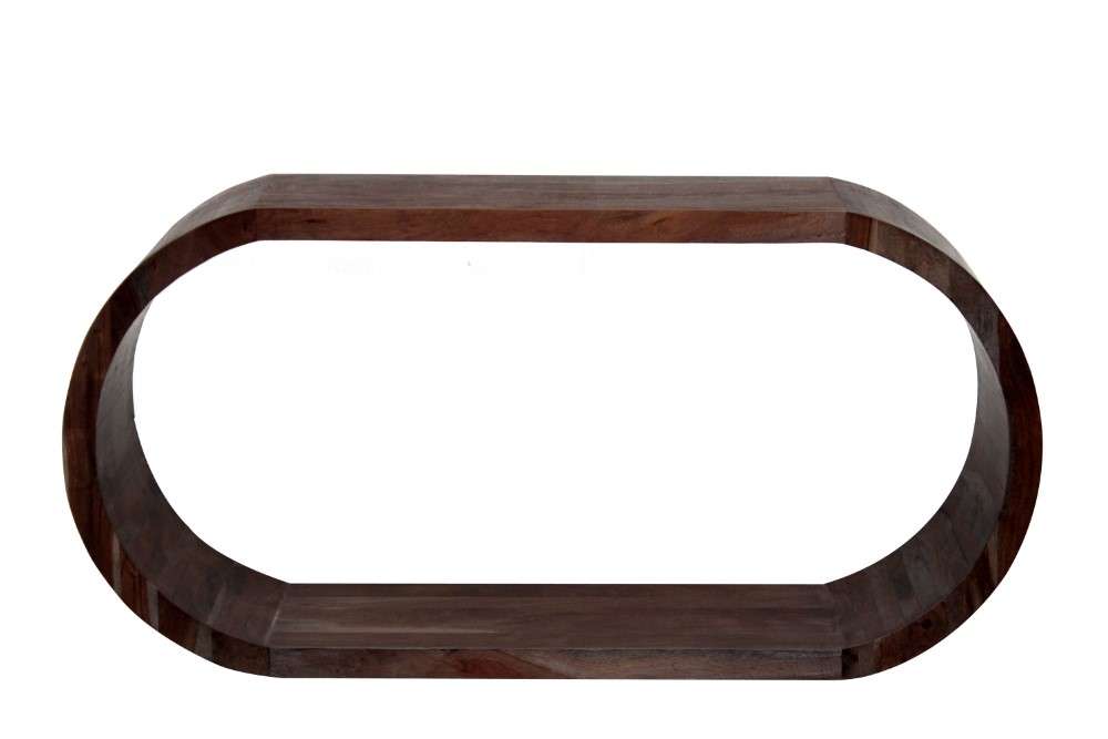 Porter Designs -  Ellipse Solid Acacia Wood Console Table, Brown - 05-194-20-7741 veiw 2