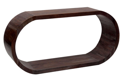 Porter Designs -  Ellipse Solid Acacia Wood Console Table, Brown - 05-194-20-7741 veiw 4
