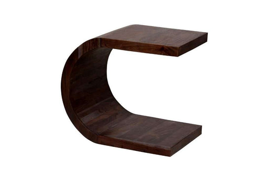 Porter Designs -  Ellipse Solid Acacia Wood End Table, Brown - 05-194-08-7411 veiw 1