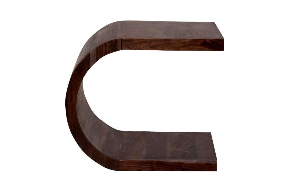 Porter Designs -  Ellipse Solid Acacia Wood End Table, Brown - 05-194-08-7411 veiw 2