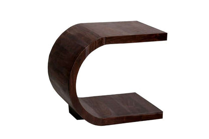 Porter Designs -  Ellipse Solid Acacia Wood End Table, Brown - 05-194-08-7411 veiw 3