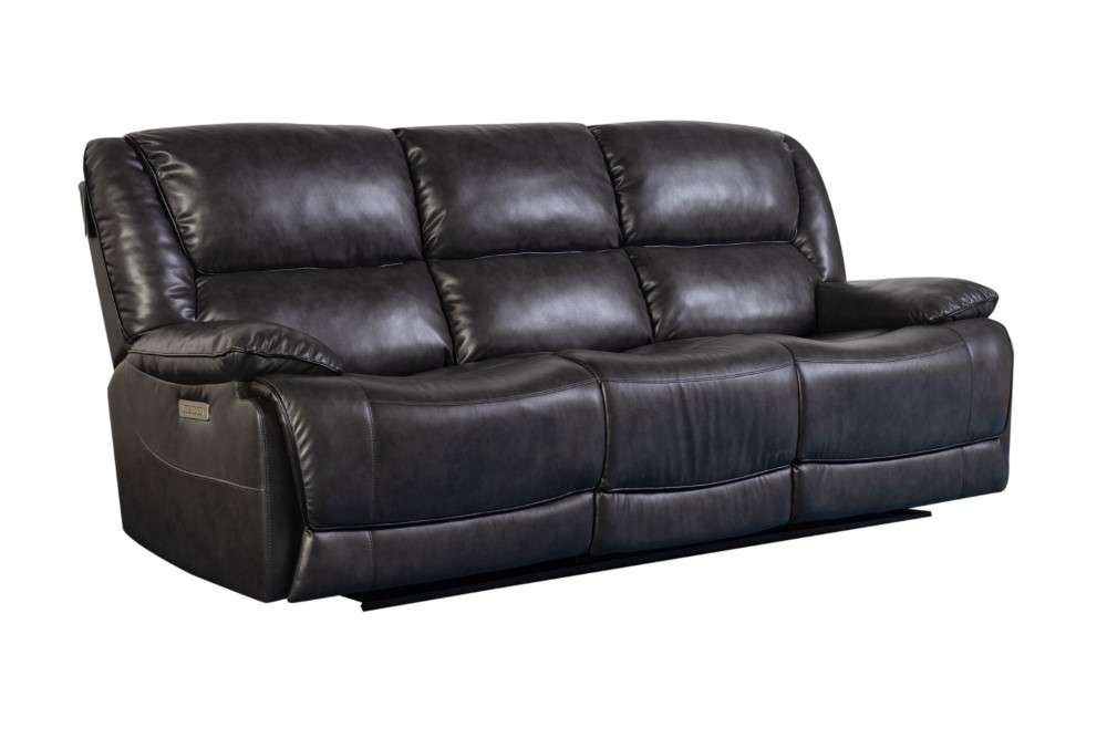 Porter Designs -  Ennis Triple Power Reclining Sofa, Black - 03-202C-01-4830 veiw 1