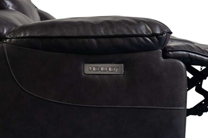 Porter Designs -  Ennis Triple Power Reclining Sofa, Black - 03-202C-01-4830 veiw 7