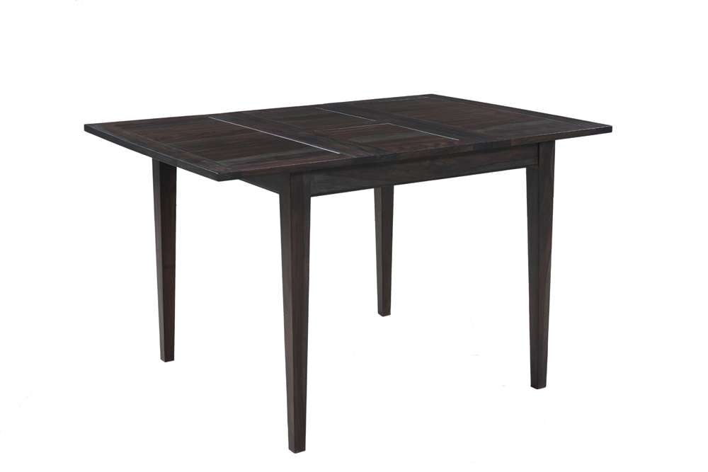 Porter Designs - Fall River Solid Sheesham Wood 42in - 60in Butterfly Extension Counter Table, Gray - 07-117-08-1424O veiw 1