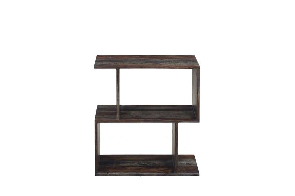 Porter Designs -  Fall River Solid Sheesham Wood Bookcase, Gray - 10-117-01-4497 veiw 2