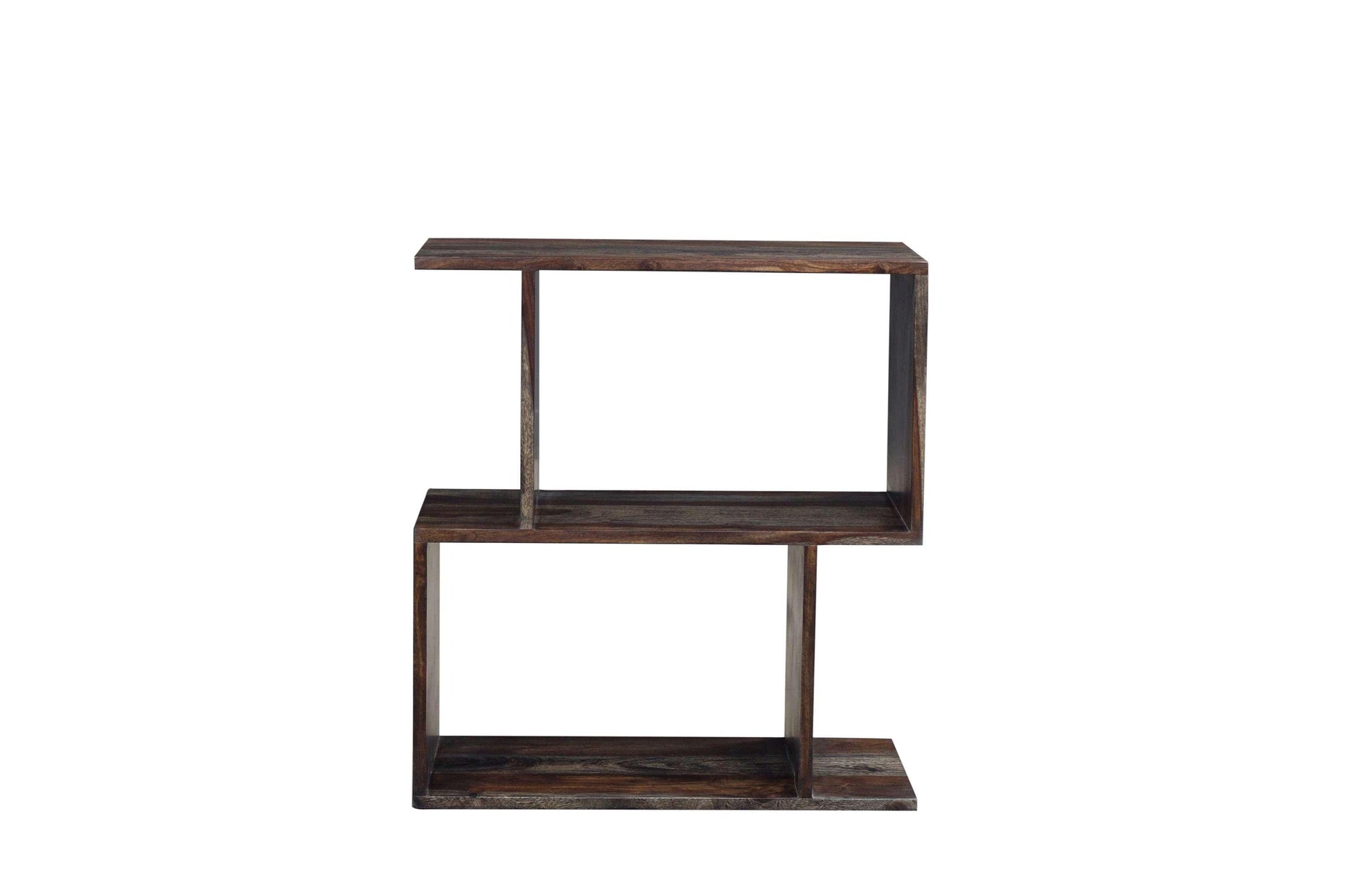Porter Designs -  Fall River Solid Sheesham Wood Bookcase, Gray - 10-117-01-4497 veiw 4
