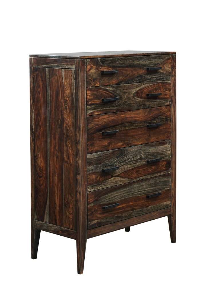 Porter Designs -  Fall River Solid Sheesham Wood Chest, Gray - 04-117-03-4477 veiw 1