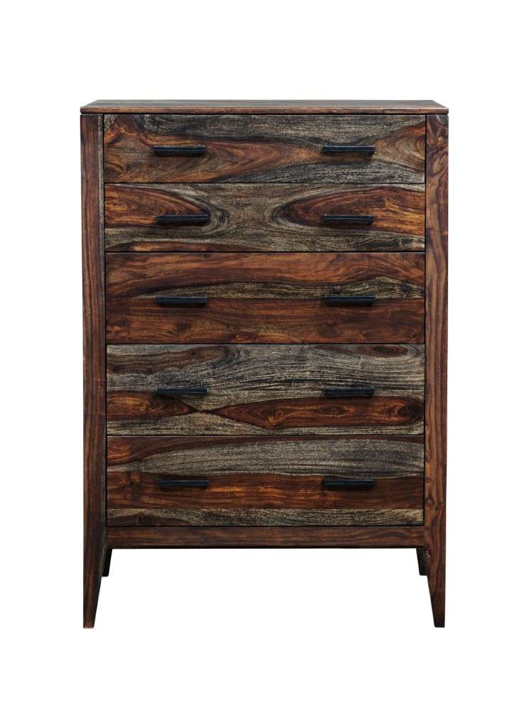 Porter Designs -  Fall River Solid Sheesham Wood Chest, Gray - 04-117-03-4477 veiw 3