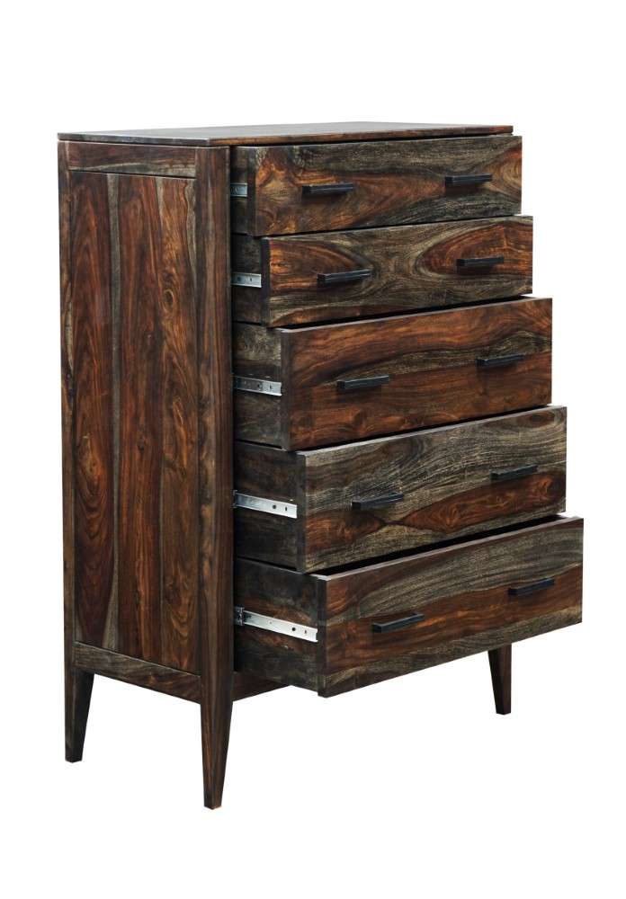 Porter Designs -  Fall River Solid Sheesham Wood Chest, Gray - 04-117-03-4477 veiw 5