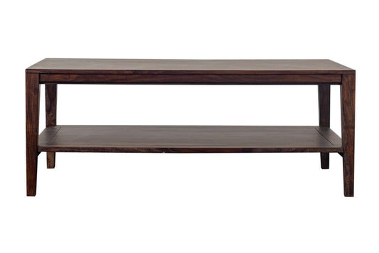 Porter Designs - Fall River Solid Sheesham Wood Coffee Table, Gray - 05-117-02-4896 view 2