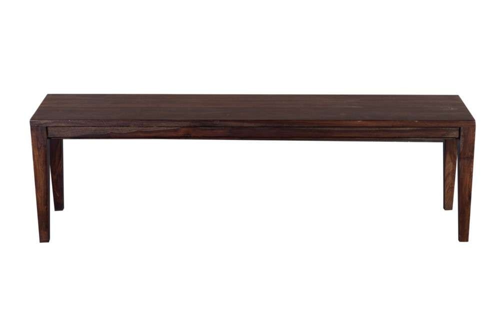 Porter Designs -  Fall River Solid Sheesham Wood Dining Bench, Gray - 07-117-13-4898 veiw 2
