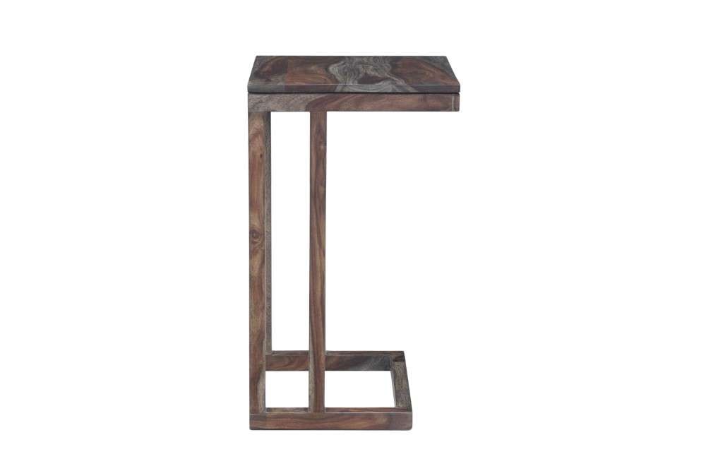 Porter Designs -  Fall River Solid Sheesham Wood End Table, Gray - 05-117-12-4421 veiw 3