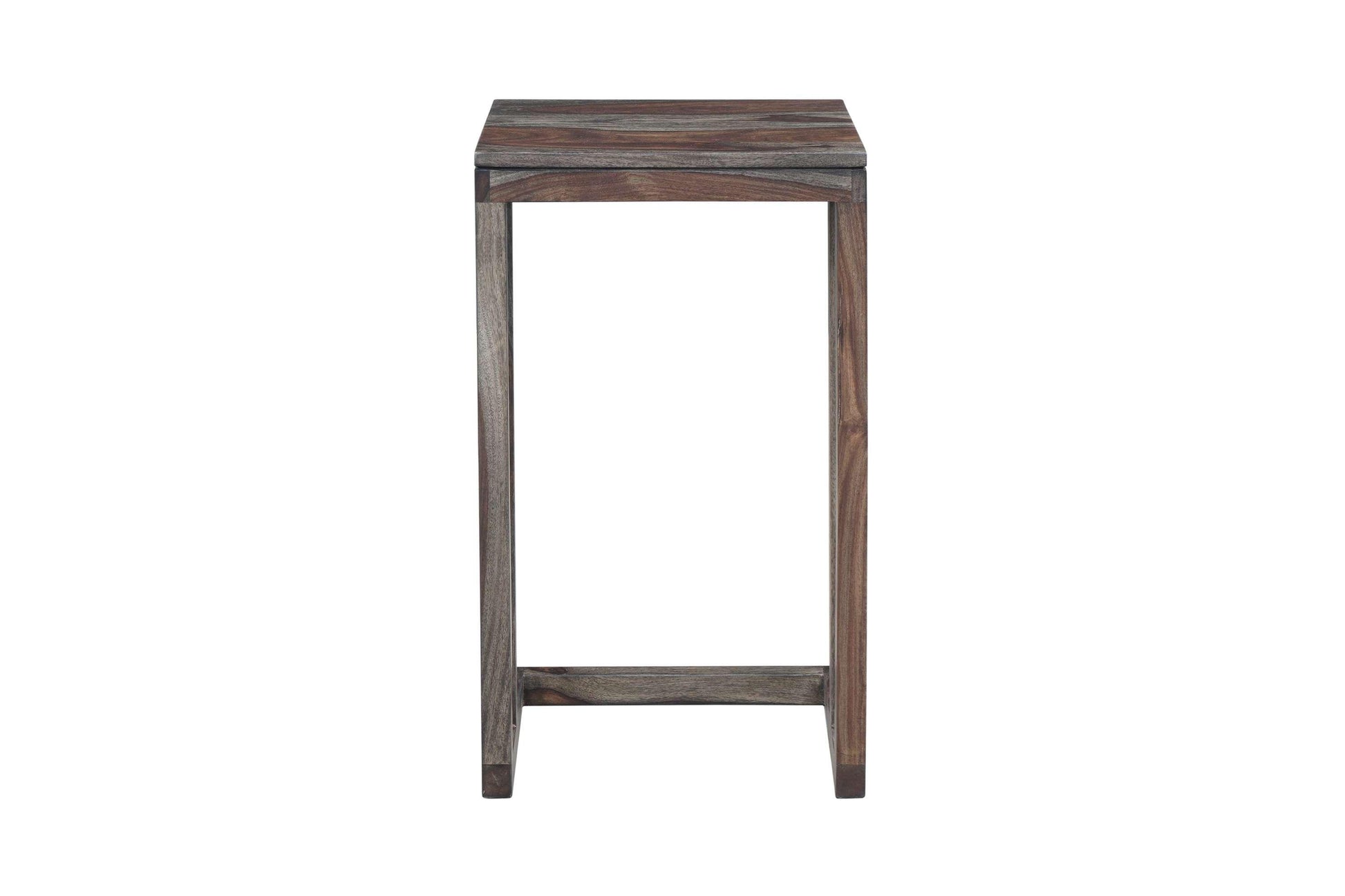 Porter Designs -  Fall River Solid Sheesham Wood End Table, Gray - 05-117-12-4421 veiw 4