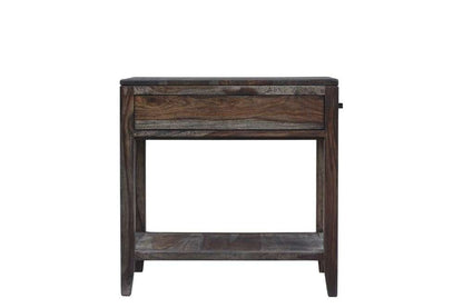 Porter Designs -  Fall River Solid Sheesham Wood End Table, Natural - 10-117-01-4496 veiw 3