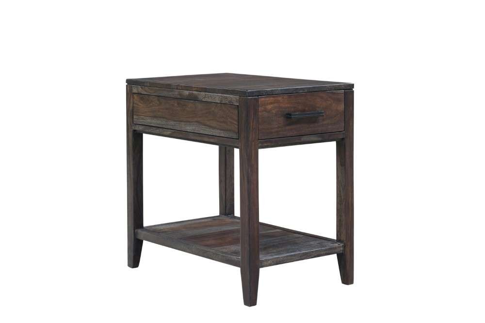 Porter Designs -  Fall River Solid Sheesham Wood End Table, Natural - 10-117-01-4496 veiw 6