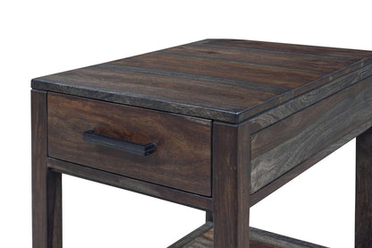 Porter Designs -  Fall River Solid Sheesham Wood End Table, Natural - 10-117-01-4496 veiw 8