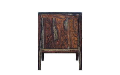Porter Designs -  Fall River Solid Sheesham Wood Nightstand, Gray - 04-117-04-4475 veiw 4