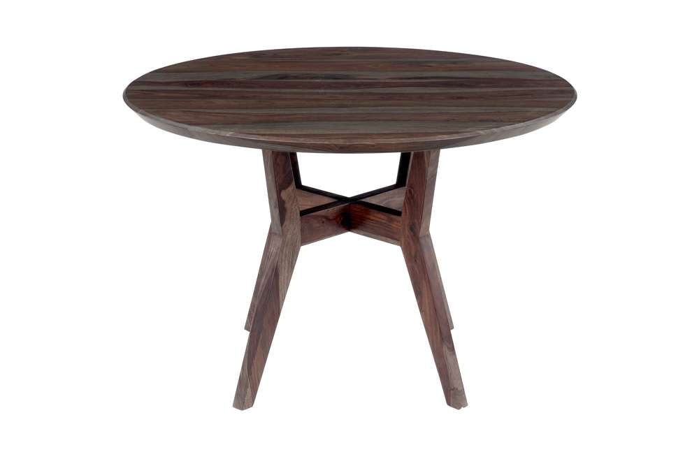 Porter Designs - Fall River Solid Sheesham Wood Dining Table, Gray - 07-117-01-4896 veiw 4