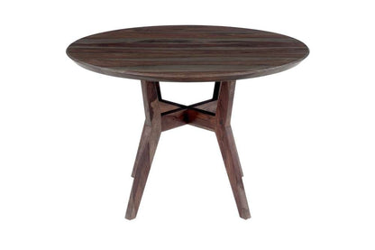 Porter Designs - Fall River Solid Sheesham Wood Dining Table, Gray - 07-117-01-4896 veiw 4