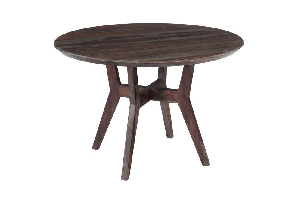 Porter Designs - Fall River Solid Sheesham Wood Dining Table, Gray - 07-117-01-4896 veiw 5