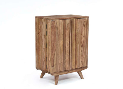 Porter Designs - Fusion Solid Sheesham Wood Bar Cabinet, Natural - 07-117-30-6734N veiw 1