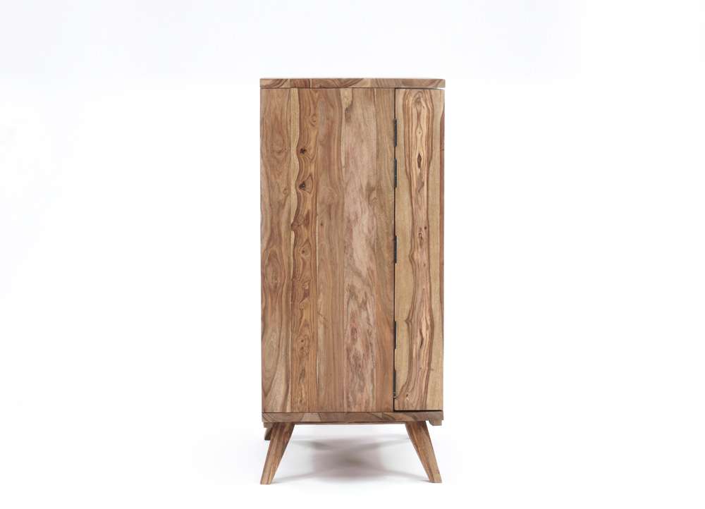 Porter Designs - Fusion Solid Sheesham Wood Bar Cabinet, Natural - 07-117-30-6734N veiw 3